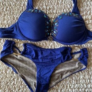 34B Vs Victoria’s Secret jeweled embellished Bombshell Miraculous- Adds 2 Cups